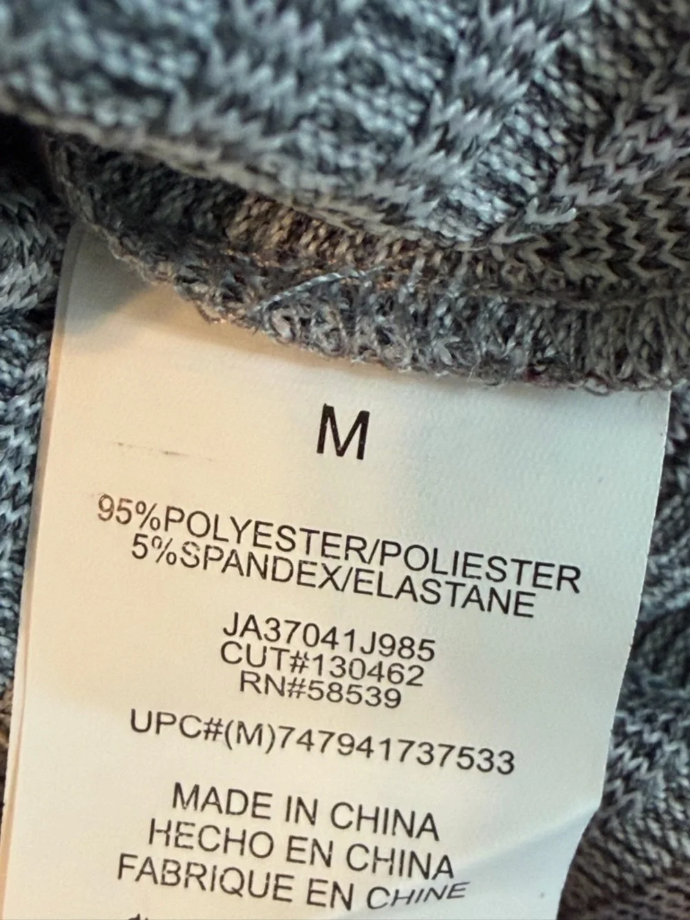 Speechless sweater Dress Striped V-Neck in Gray, Burgundy & Brown Small & Medium - Picture 8 of 8